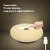 Bauhaus Donut Shaped Table Lamp USB Plug for Bedroom Bedside Living Room Dining Room Decor Ambient Light Not Glass