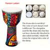 FF Bonfires 8-Inch Traditional African Djembe - Goatskin Hand Drum for Beginners, Percussion Circle Instrument