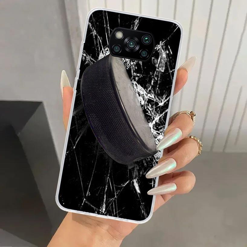 Ice Hockey Rink Sport Phone Case for Xiaomi Poco X7 X6 X5 X4 X3 Nfc F7 Ultra F6 F5 Pro F4 GT F3 M6 M5S M4 M3 Soft Print Shell X7