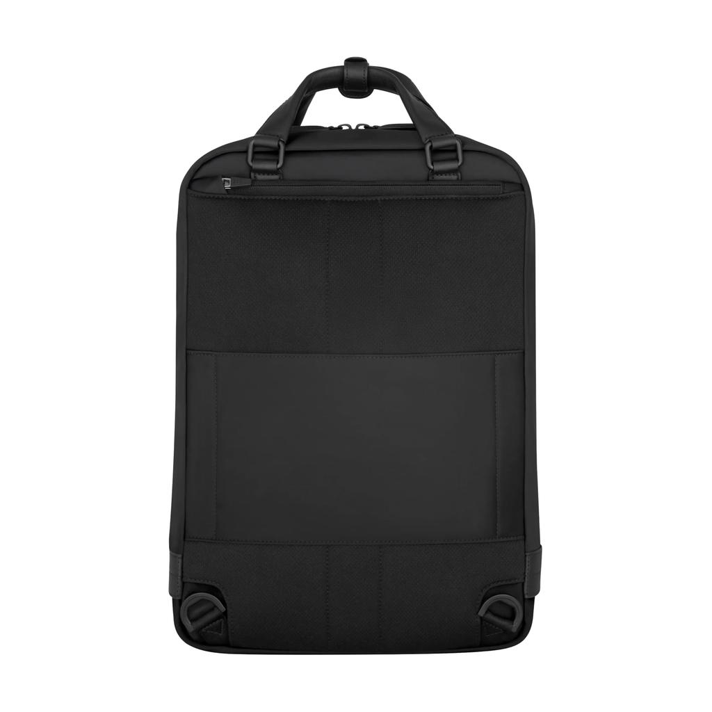 Victorinox Alox Nero Tasche für Perfekt für Pendeln und Business und Passt und A4 18L Schwarzer 2-Wege Rucksack/Tragetasche Herren, Reisen, Schlank, Leicht, Dünn,