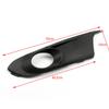 2Pcs Left Right Bumper Grille Grill Cover Foglamp Light Cover for VW Jetta MK6 2011 2012 2013 2014 5C6853665 5C6853666