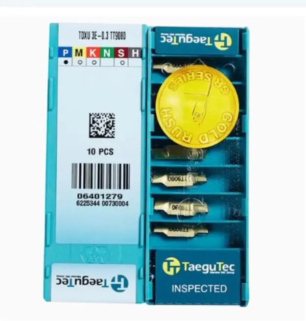 

TaeguTec / TDXU3E-0.3 TT9080 /Original genuine CNC alloy blade 10 PCS