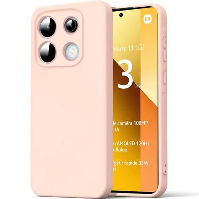 Protective Case for Xiaomi Redmi Note 13 5G - Matte Silicone - Shockproof - Pink