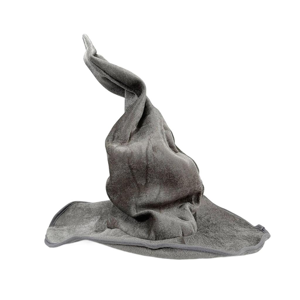 Oversized Twisted Witch Hat With Soft Nylon Fabric Poseable Design For Adult Halloween Costume Parties And Cosplay Event