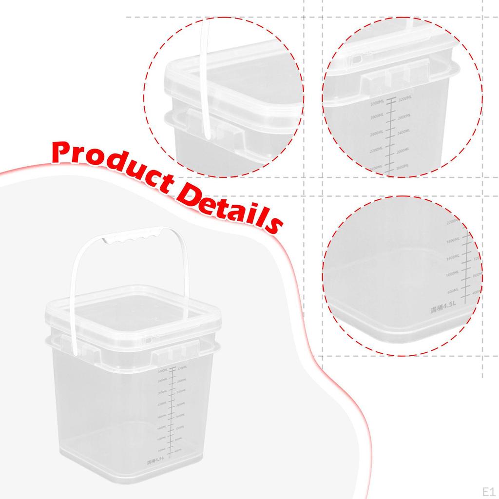 Leakproof Paint Bucket Holder for Mixing and Fishing Use