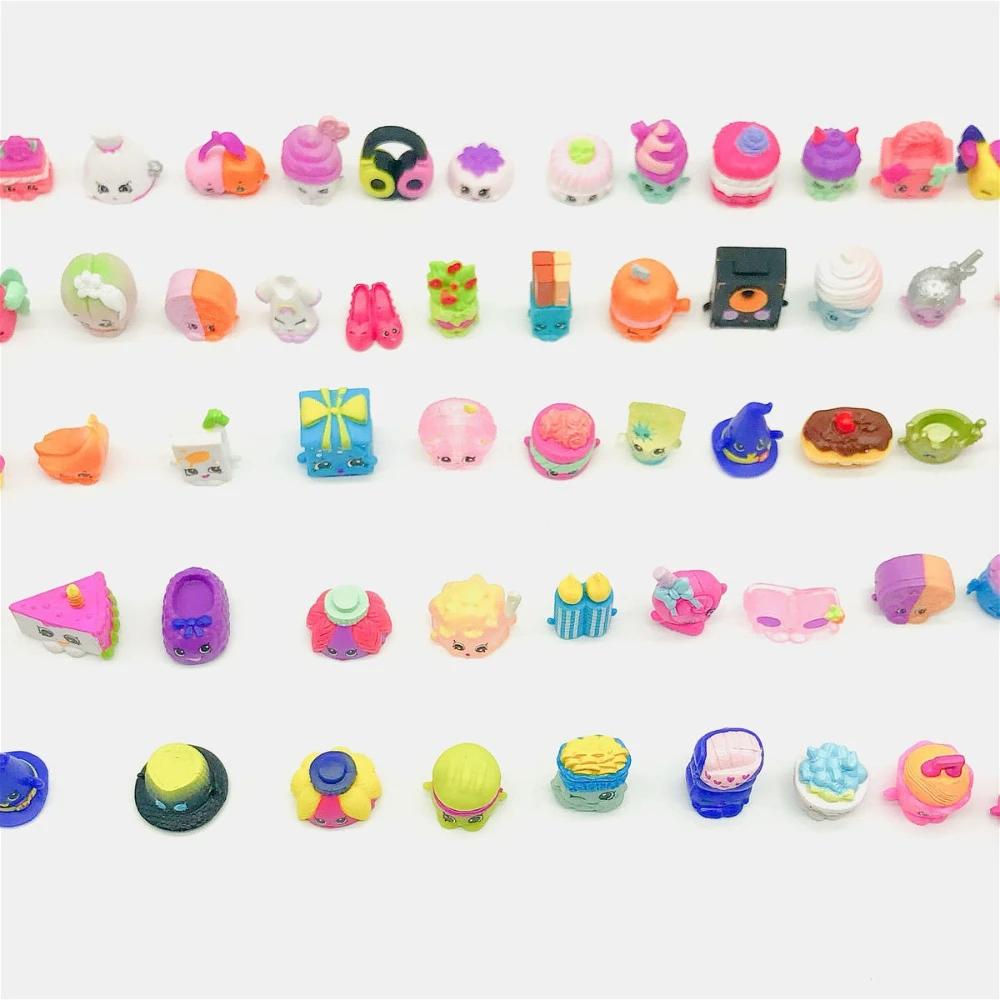 Shopkins Blind Pouches Mini Statues Shopville Fruits Elfs Miniature High Quality Playthings Collectibles Kids Presents