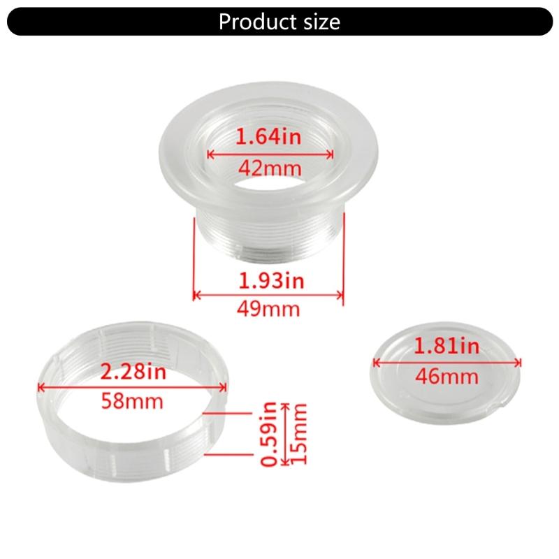 1.63Inch Patios Table Umbrella Hole Rings Plug Pool Umbrella Sleeve StabilIty Hole Insert for Gardens Yard and Poolside