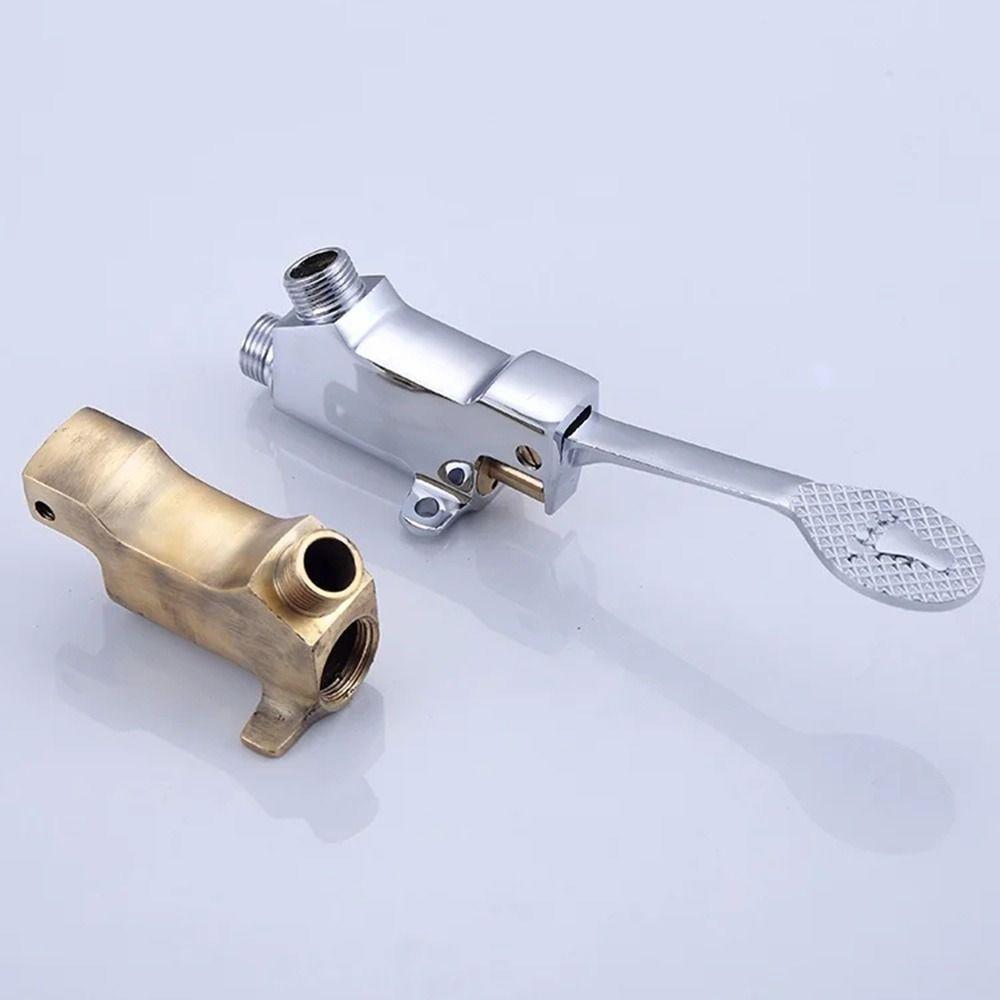 Hands-free Pedal Water Faucet Control Switch Foot Pedal Tap Valve Laboratory Application