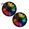 2PCS Car Coasters, with Tree of Life Pattern Printed, Non-Slip Reusable Thermal Pads, Wear-Resistant Stain-Resistant Car Cup Holder, for Home Bar