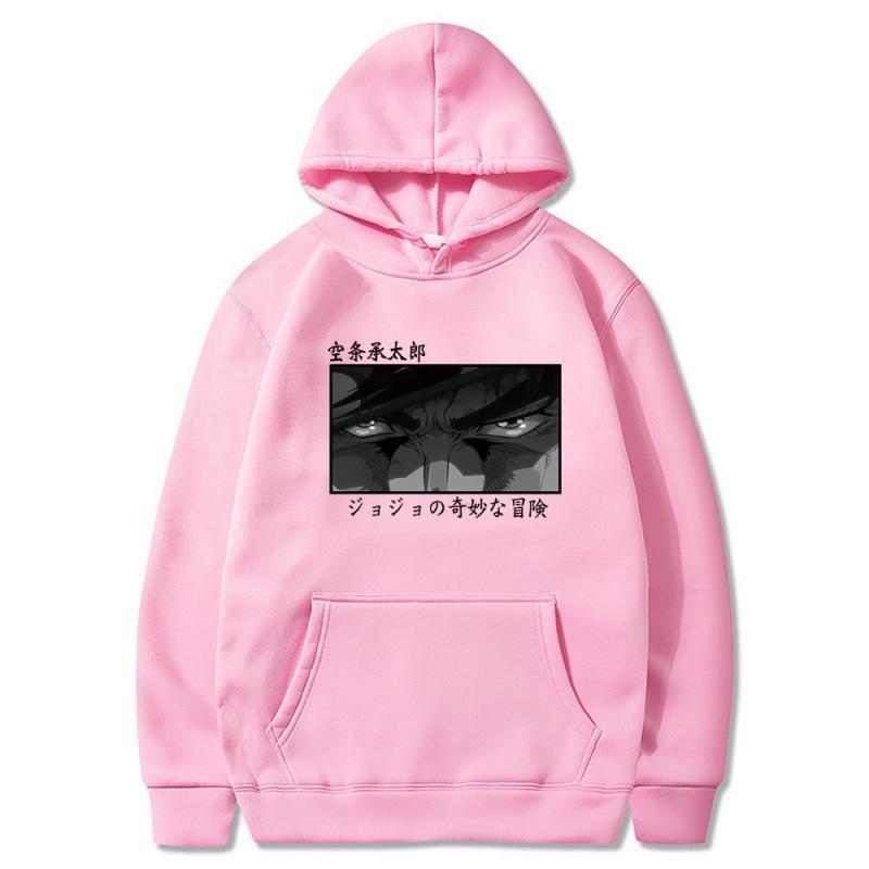 Kujo Jotaro Japanese Animation Hoodies Men Fashion Long Sleeve Sweatshirts Women Casual Harajuku Streetwear Sudaderas