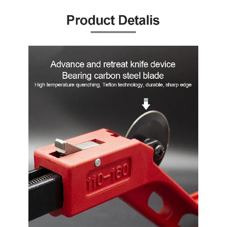 BORUIX 14-120mm Universal Pipe Cutter for PE PPR PVC Pipes Professional Quick Cut Scissors Heavy Duty Plumbing Tool Hot Selling