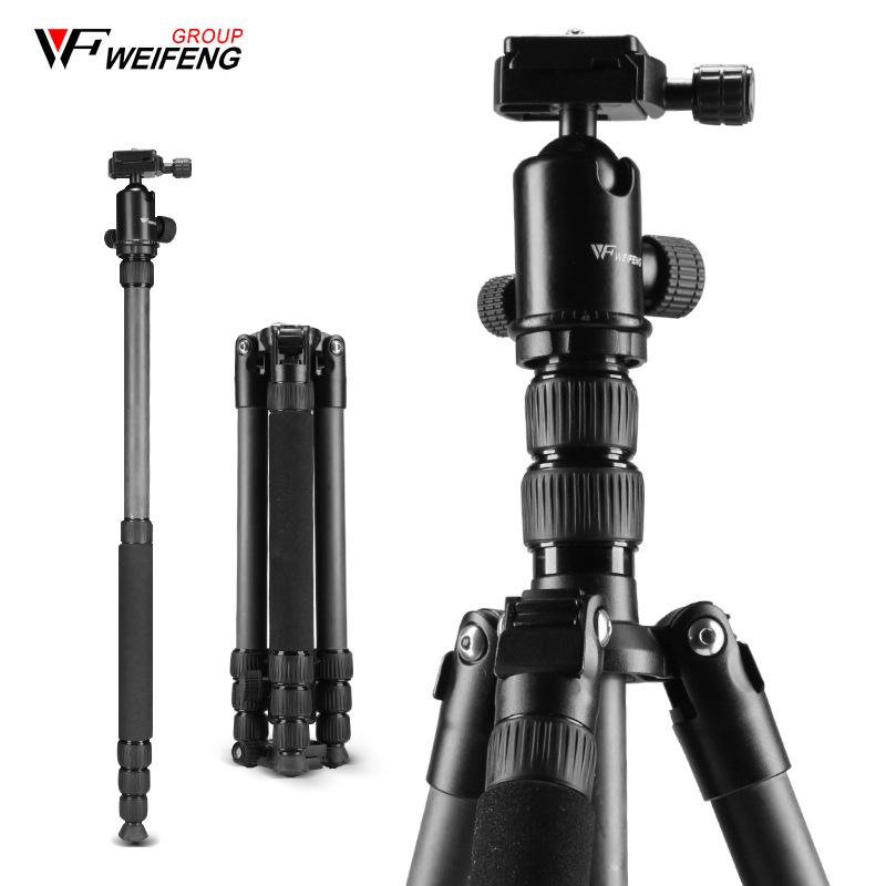 Weifeng C6626 Carbon Fiber Professional DSLR Tripod & Monopod