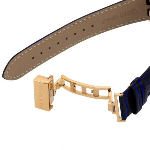 VERSACE V-RACE CHRONO Men's Watch, Navy Dial, Quartz Movement, Water Resistant, Sapphire Crystal, 42mm, VERQ00120