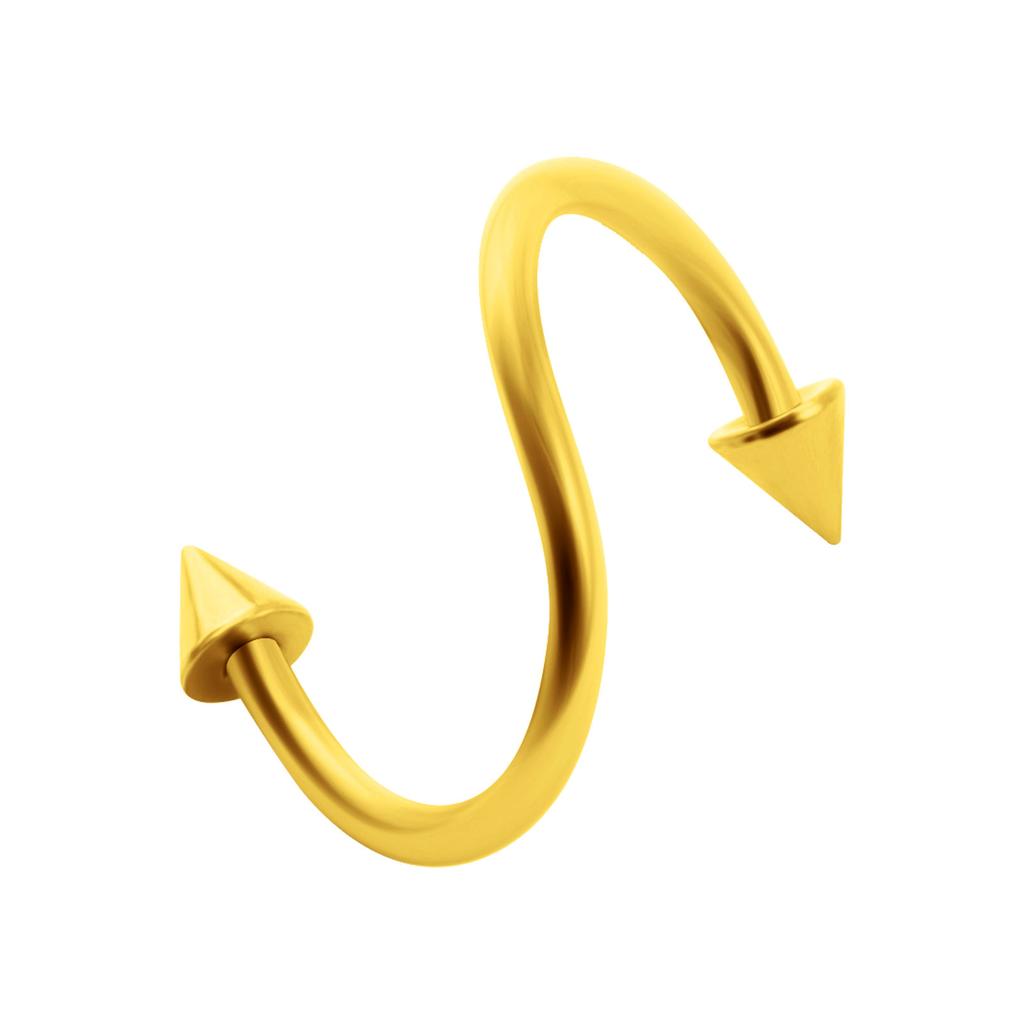 Edelstahl S-förmige Ohrstecker Farbe Nasenstecker Sonderform Titanstahl Lippenstecker Körperpiercing Schmuck