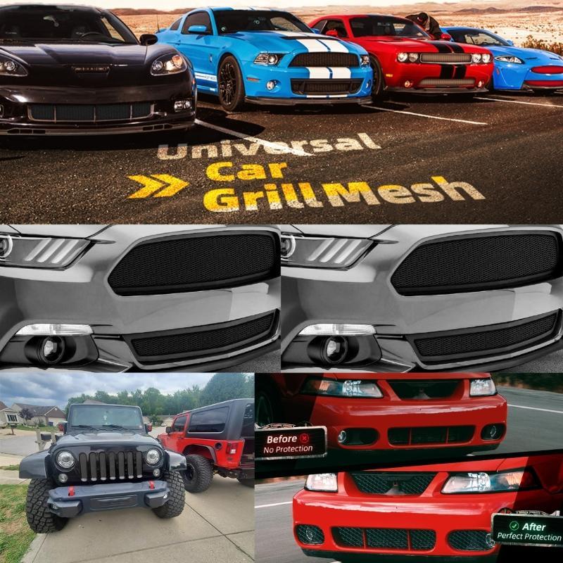 Car Grill Net Vent Tuning Durable Honeycombs Grille Mesh for Bumpers F0I5