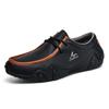 Fashion New Trend Non-Slip Male Loafers Comfortable Ultralight Men's Hiking Shoes Casual Leather Treking Footwear Leisure Walk Sneakers