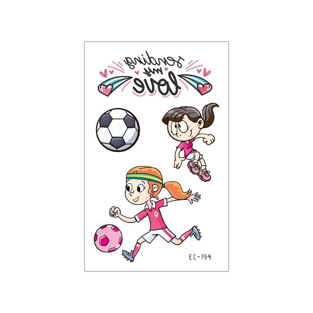 Ruikalong Waterproof World Cup Football Fan Face Tattoo Sticker.