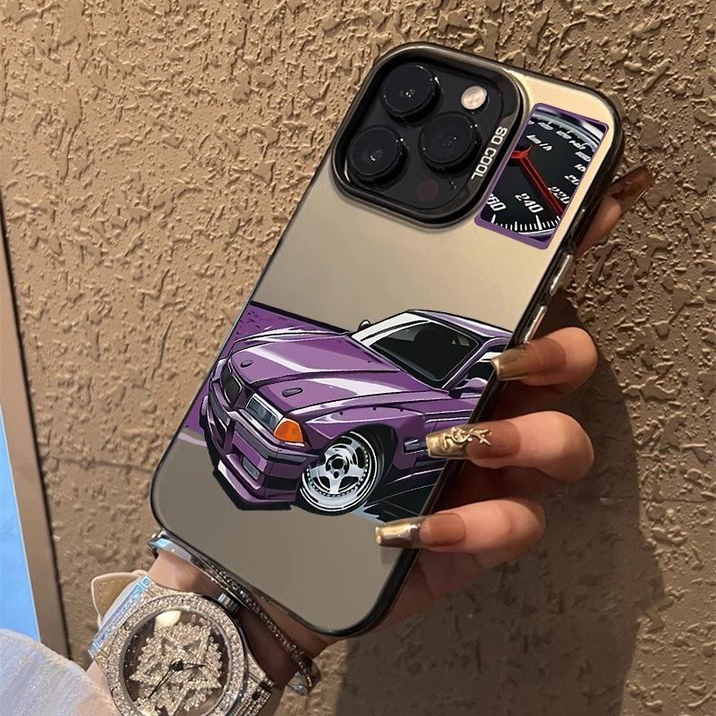 Applicable To Ipone13 Apple Phone Case 12pronax Colored Silver 11 Cool Car 15 Laser 14 Popular 16