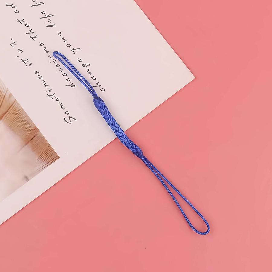 10PCS Double Ended Phone Rope Key Chain Lanyard Hand Knitted Phone Strap Braided Pendant Charms Phone Cord Keychian Accessories