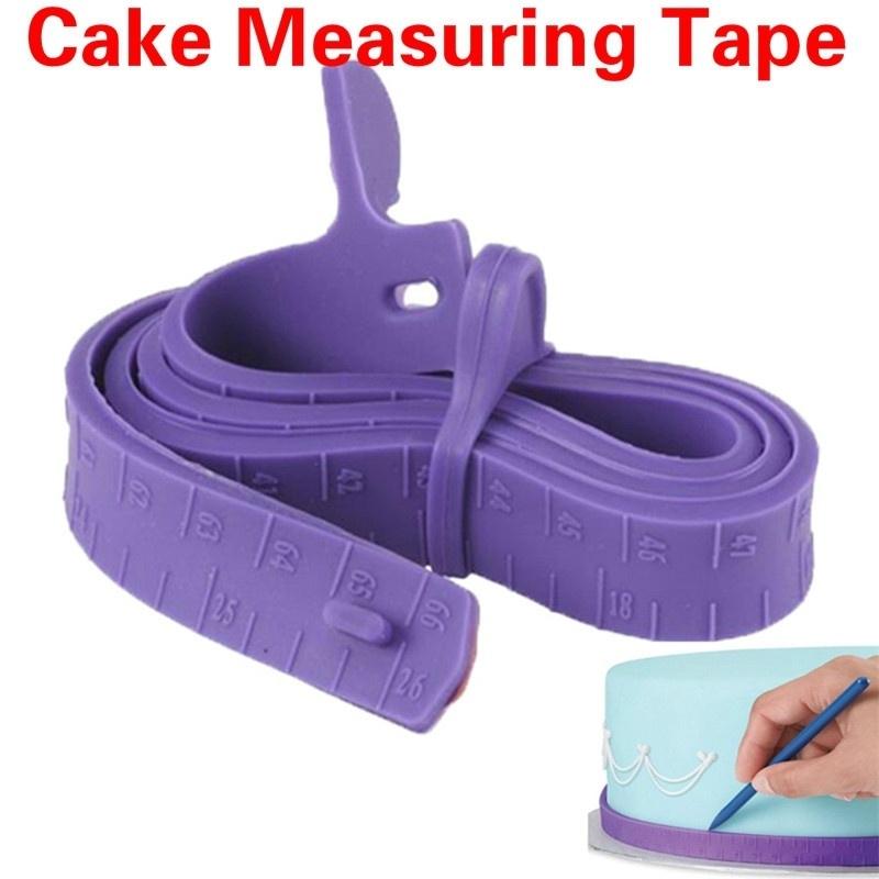 Buy Fondant Silicone Cake Measuring Tape Measuring Ruler Cake Border ...