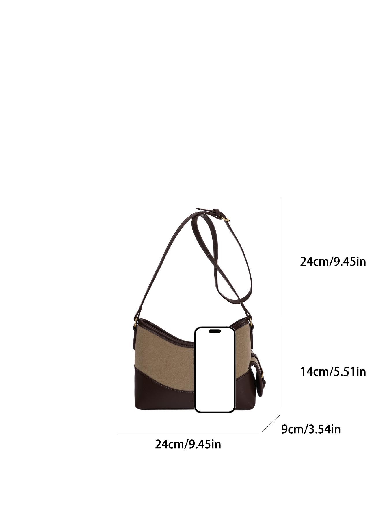 

Autumn 2025 Women s Retro Commuter Bag: Stylish Large-Capacity Underarm Square Bag хакі