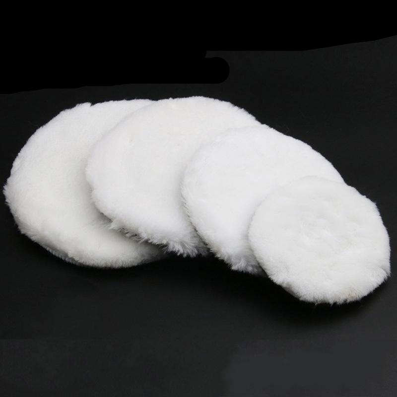 3/4/5/6/7 Inches Wool Polishing Disc Car Beauty Waxing Self-Adhesive Disc Imitated Wool Sponge Pad Auto Polisher Sponges Discs