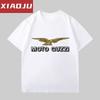 Short Sleeve T-Shirt Men's Trend Brand Personalized Fashion MOTO GUZZI Motorcycle Printed T-Shirt Men's Trend Ins Loose