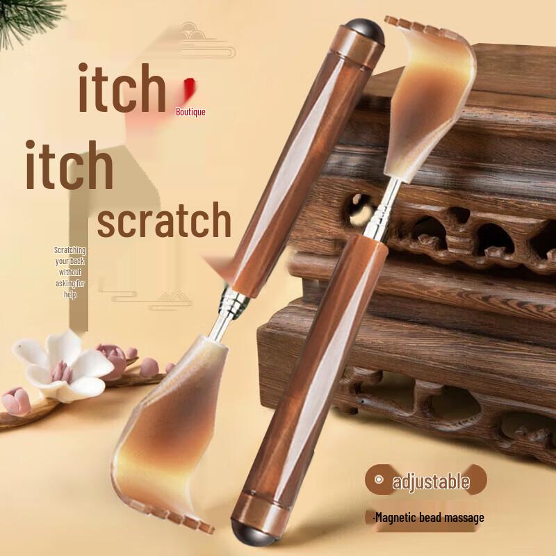 Retractable Ox Horn Back Scratcher