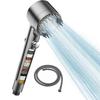 ABMH-Showerhead With Filters& Upgraded Anti-Clog Nozzles-Filtered Shower Head, Handheld Included For Hard Water-Chlorine Removal
