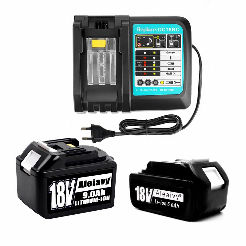 

18v 9ah Bl1860b Rechargeable Battery 9000mah Lithium -Ion Battery Replacement Battery for Makita Bl1880 Bl1860 Bl1850 Bl1860b L70