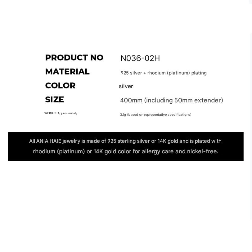 Rope Bezel Heart 925 Silver Necklace N036-02H