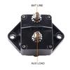 Bumbesti 30A Stromkreis DC Wasserdichter Sicherungshalter mit Manueller Rückstellung für Auto und Elektrischen Trolling-Panel-Einbau-Schalter, 12V-48V LKW, Wohnmobil, Marine,