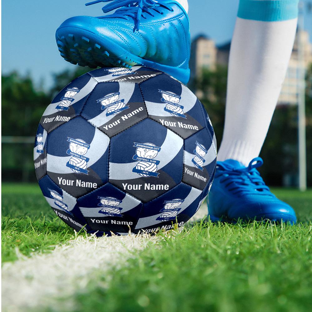BIRMINGHAM CITY Football Fashion Size 5 Football Wearproof Non‑Slip Soccer Ball For Sports Training Entertainment Use