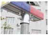 Dual-Sided Solar LED Red Blue Strobe Traffic Signal Light for Intersections