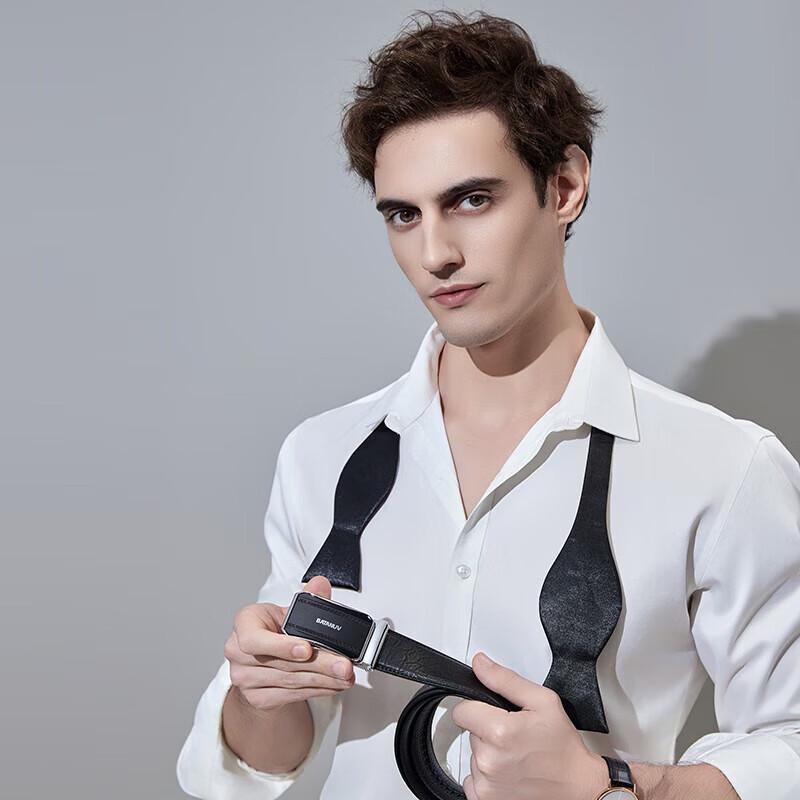Мужской кожаный ремень BATANUV в стиле Business Casual