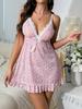 European and American Floral Summer New Suspender Internet Celebrity Explosion Ultra-thin Milk Silk Nightdress High-end Can Be Worn Outside