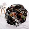 Printed The Vampire Diaries Folding Umbrella,Outdoor,Leisure,And Travel Umbrella,Durable Umbrella Fabric,Birthday And Holiday Gift