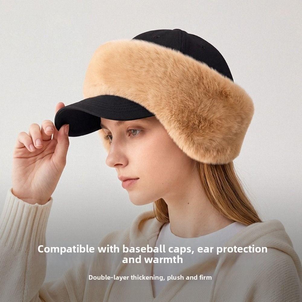 Foldable Earmuffs Winter Ear Warmers Faux Fur Plush Ear Muffs New Faux Fur Earmuffs for Car Fuse