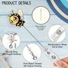 Little Bee ID Badge Buckle, Perfect for Nurses, Doctors, Office Workers, and Bee Enthusiasts.