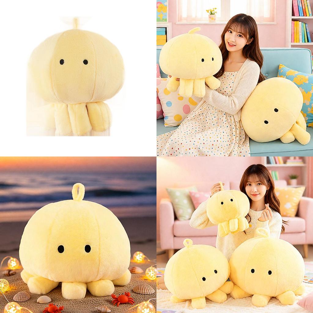 Plush Octopus Toy Cartoon Plushie Gift For Kids And Girls