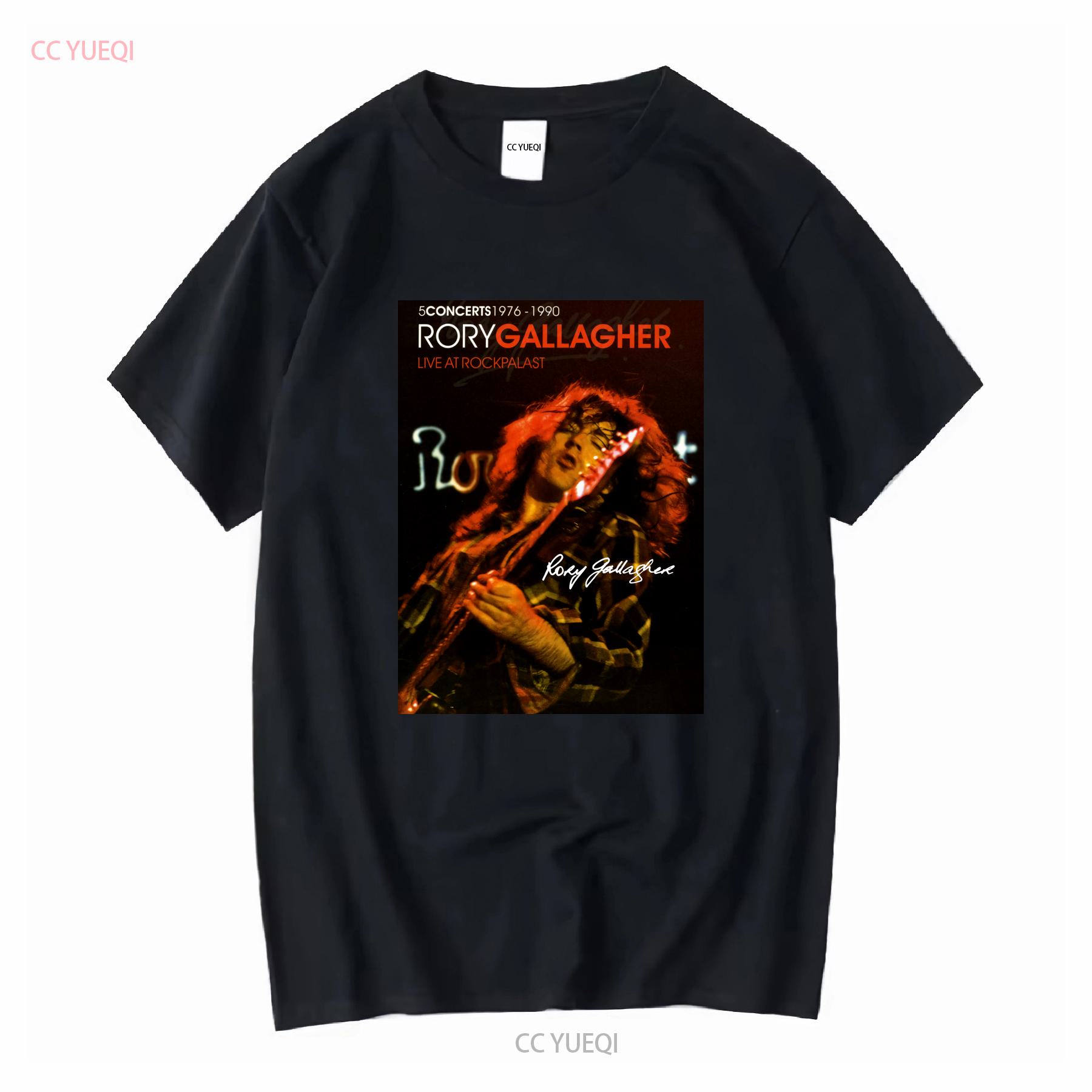 

Rory Gallagher 1990 For Fan Cotton Black S 2345XL T Shirt TMB396 vintage Washed Breathable Slightly graphic Stylish Unisex 4XL