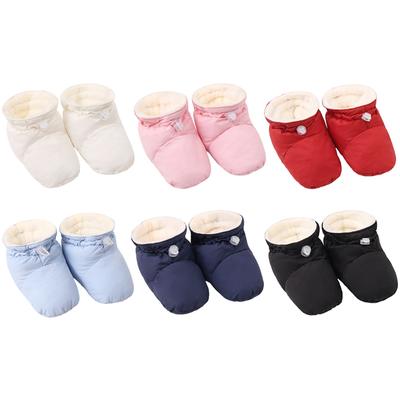 Infant Baby Winter Foot Warmers Adjustable Cotton Shoes
