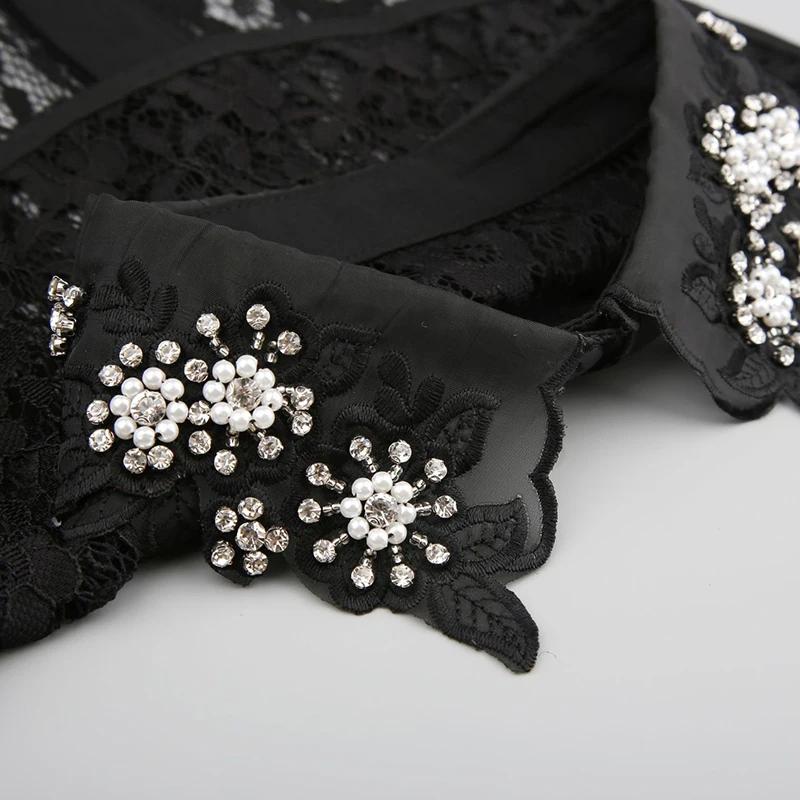 Business Women Fake Collar Shirt Detachable Collar Female False Collars Necklace Dress Lapel Blouse Top Faux Collar