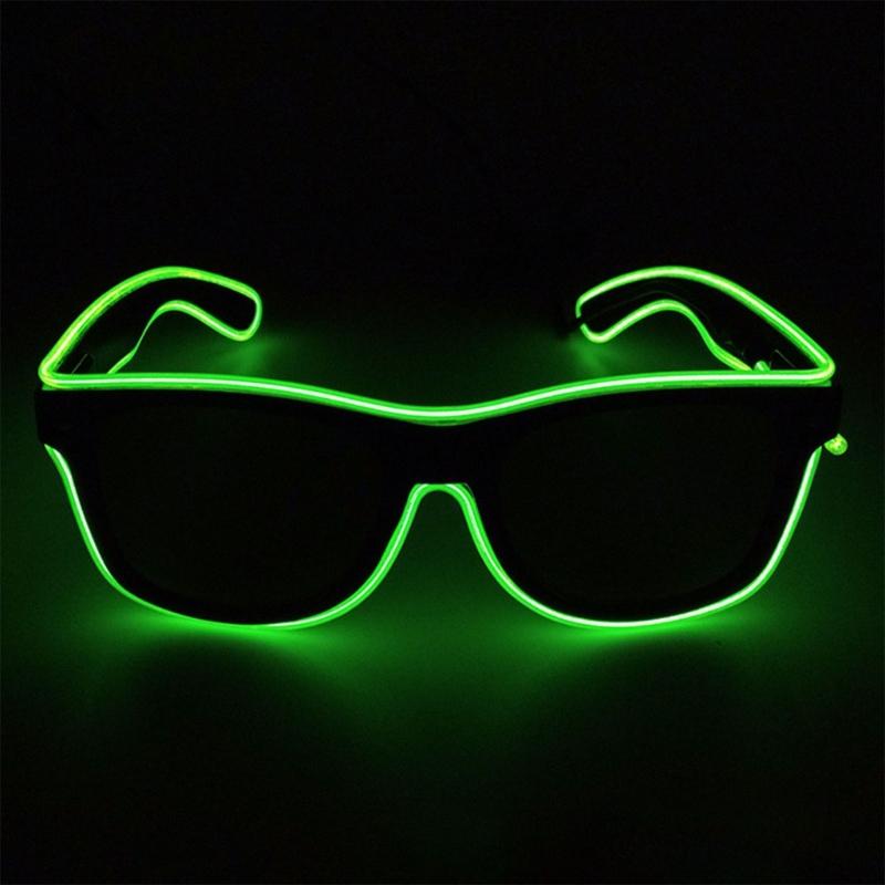 Decorative Glasses Trendy Glowing Glasses Light Up Party Decorations Christmas Gift Unique Take Photo Props