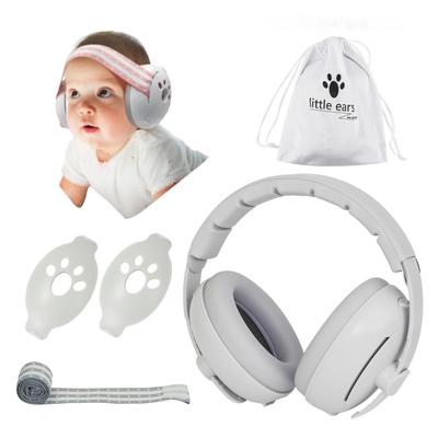 Baby Gehörschutz Lärmunterdrückende Kopfhörer 2-in-1 Konvertierbares Design Lärmreduzierende Ohrenschützer für Säuglinge Verbessert den Schlaf