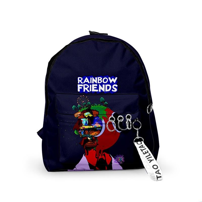 Roblox Rainbow Friends Robuster Polyester-Rucksack Schultasche Reise Weihnachtsgeschenk