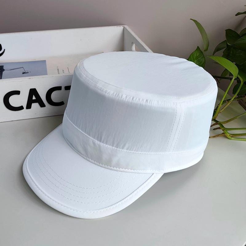 Summer Big Size Xl Back Closed Fitted Baseball Cap Man Large Size Light And Thin Dad Hat S M Lcasual Solid Color Flat Cap
