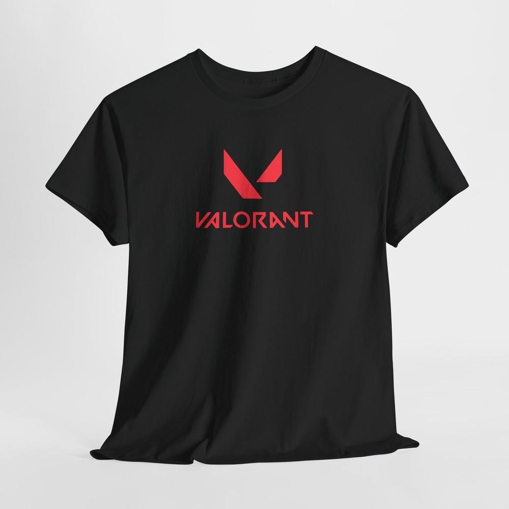 

Valorant Black T-Shirt – Unisex Gamer FPS Logo Tee for Men or Women 4XL