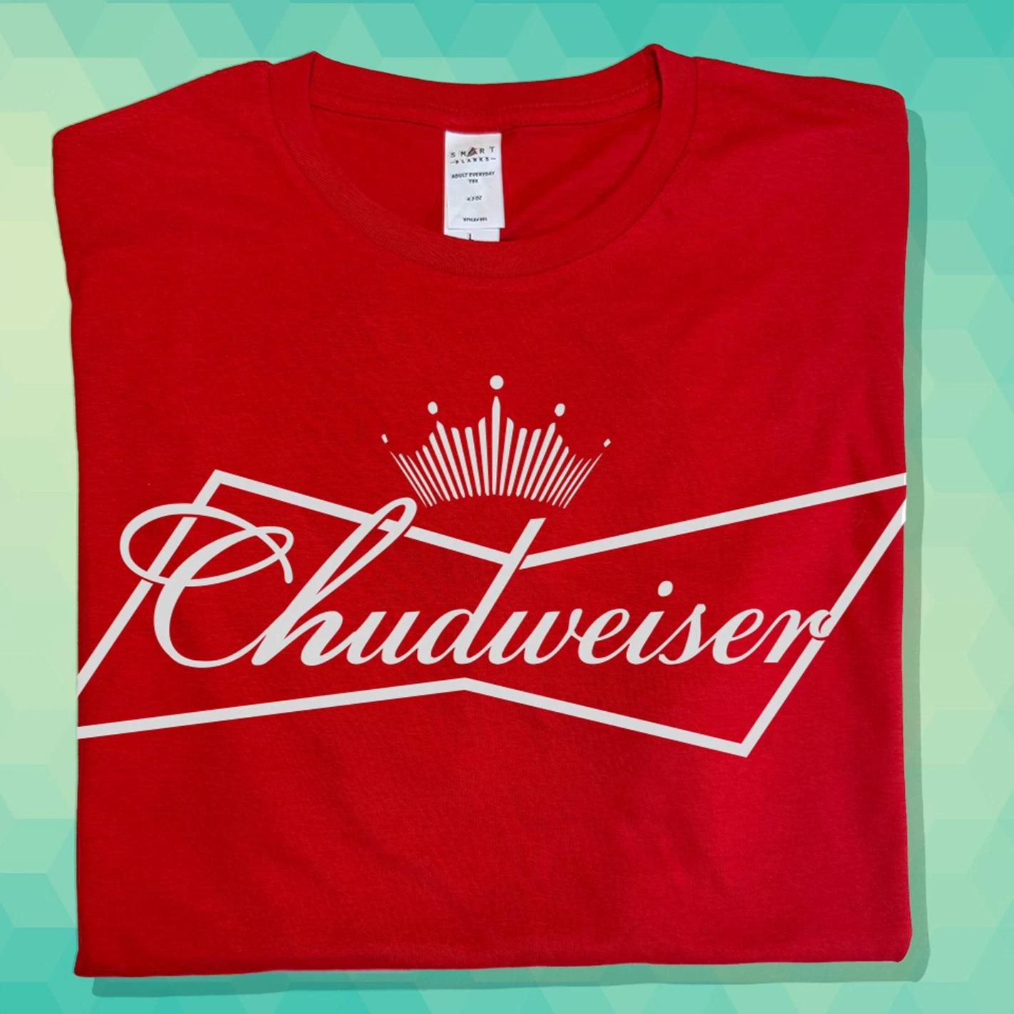 Chudweiser T-Shirt Chud-weiser Vintage Faded Tee - Funny Chud Shirt Meme 4XL