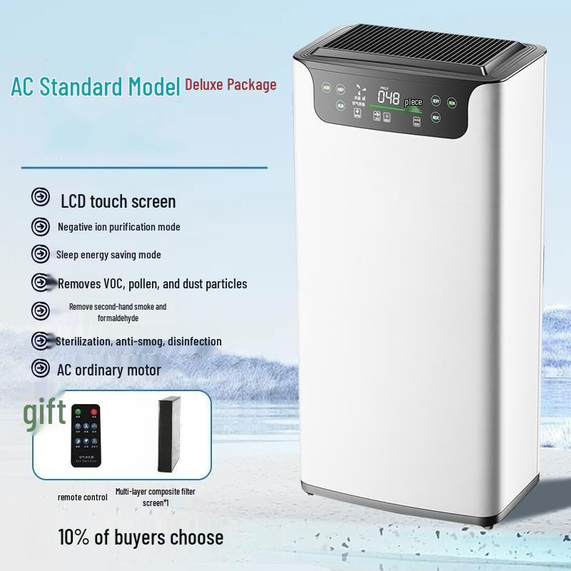 Negative Ion Air Purifier for Formaldehyde, Smoke, Odors, and Pet Hair with Free Shipping
